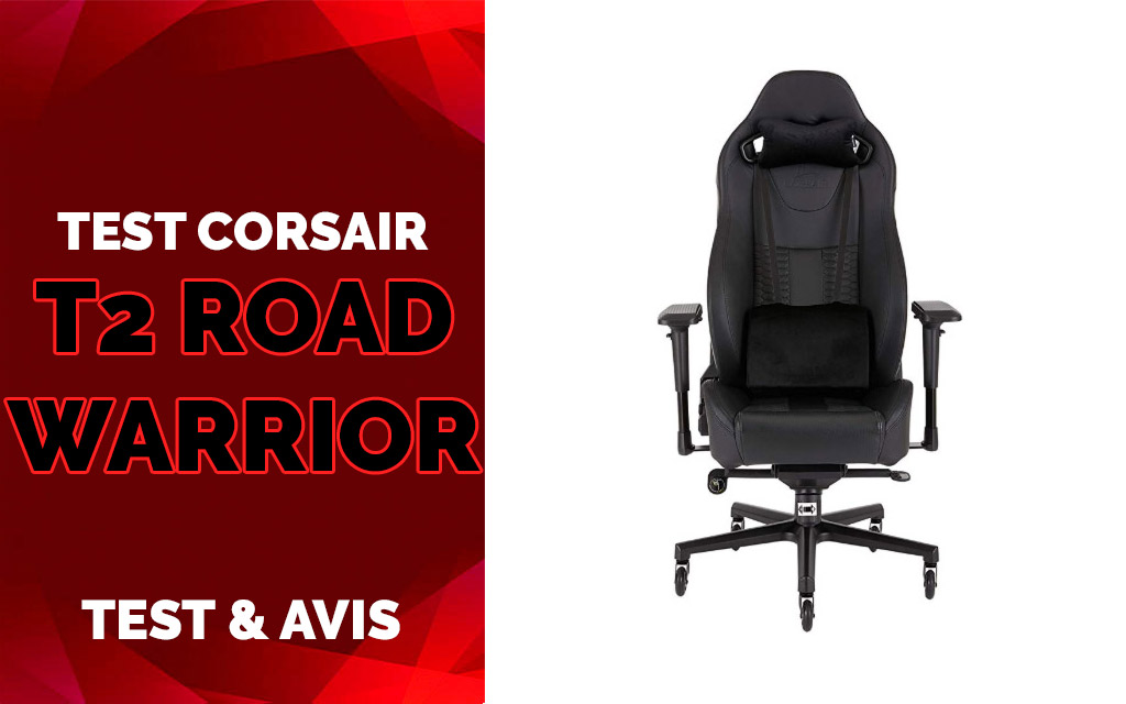 Test : Corsair T2 Road Warrior, fauteuil gamer taillé pour le dos